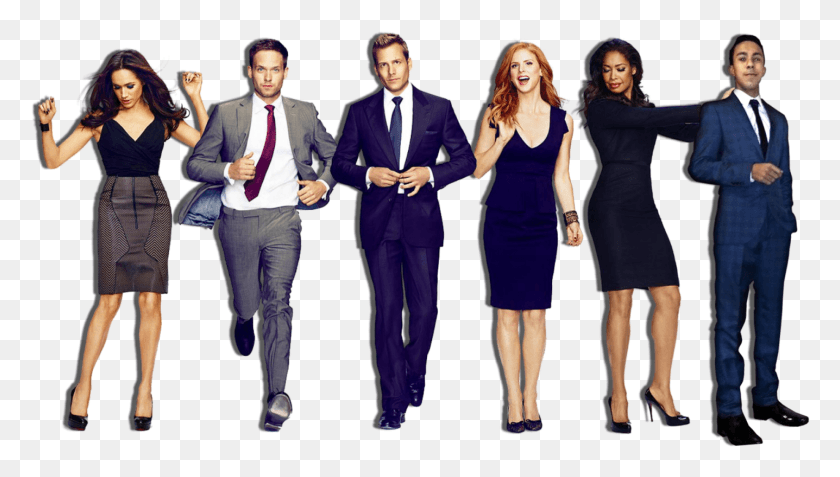 1436x769 Suits Tv Show, Person, Clothing, Tie HD PNG Download