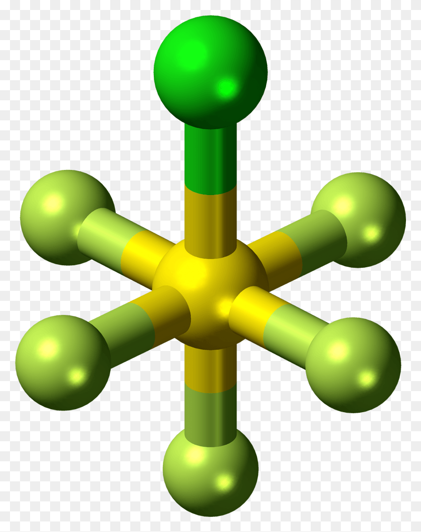 1451x1863 Sulfur Chloride Pentafluoride Molecule Ball Sulfur Molecule, Green, Play Area, Playground HD PNG Download