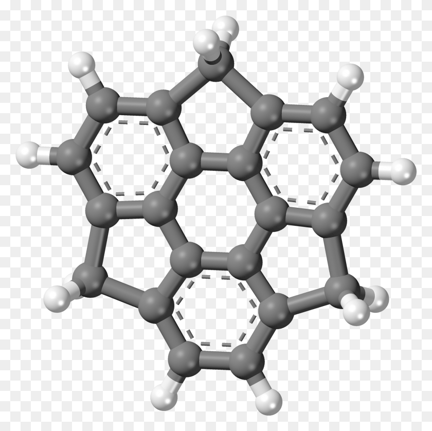 1845x1841 Sumanene 3d Balls 4 4 Bipyridine, Honeycomb, Honey, Food HD PNG Download