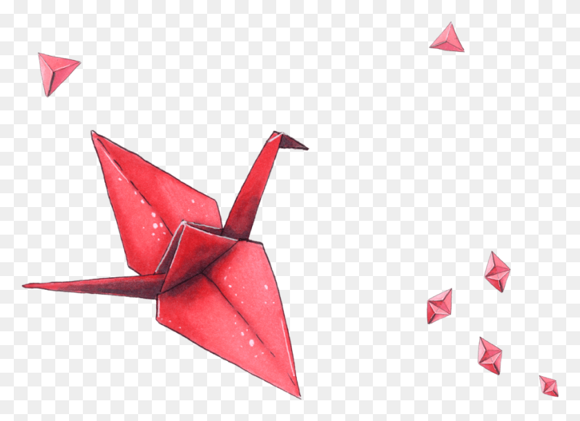 915x646 Summary At The End Origami, Paper, Flag HD PNG Download