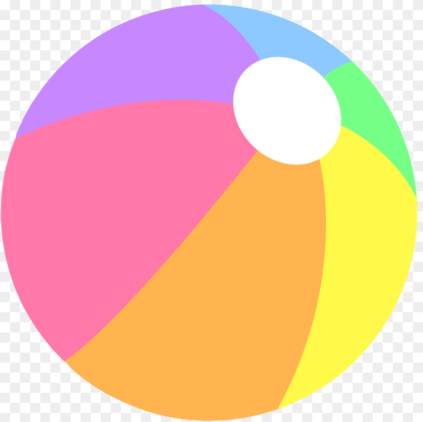 Summer Ball Beach, Egg, Food, Easter Egg Sticker PNG