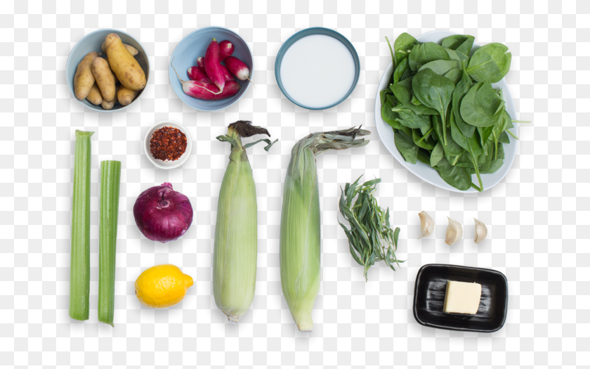 688x465 Descargar Png / Sopa De Verduras De Maíz De Verano, Espinaca, Planta, Alimentos, Producir Hd Png