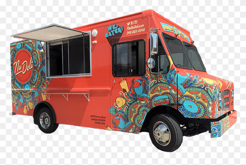 784x506 Summer Fun With Food Trucks Nu Deli Food Truck, Truck, Vehicle, Transportation HD PNG Download