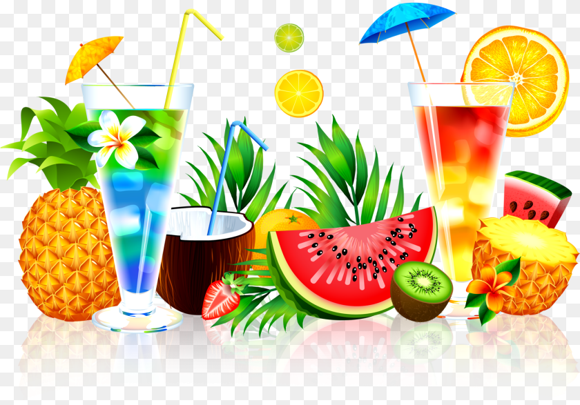 1471x1028 Summer Juice Fruit Watermelon Pineapple Hd Fruit Juice Vector, Produce, Plant, Food, Citrus Fruit Clipart PNG