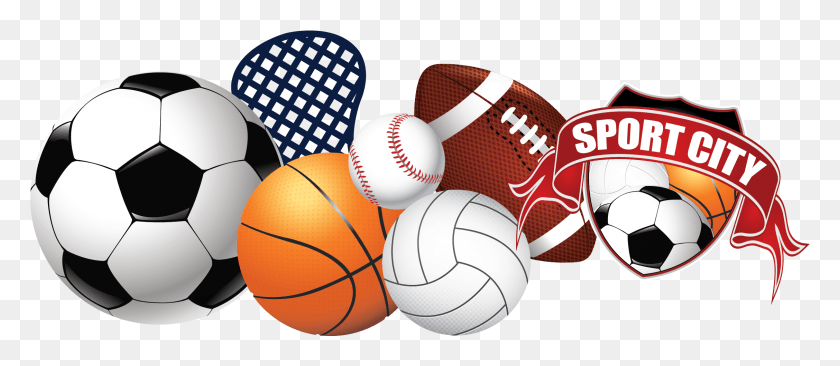2255x887 Summer New Utah Sports, Balón De Fútbol, ​​Balón, Fútbol Hd Png