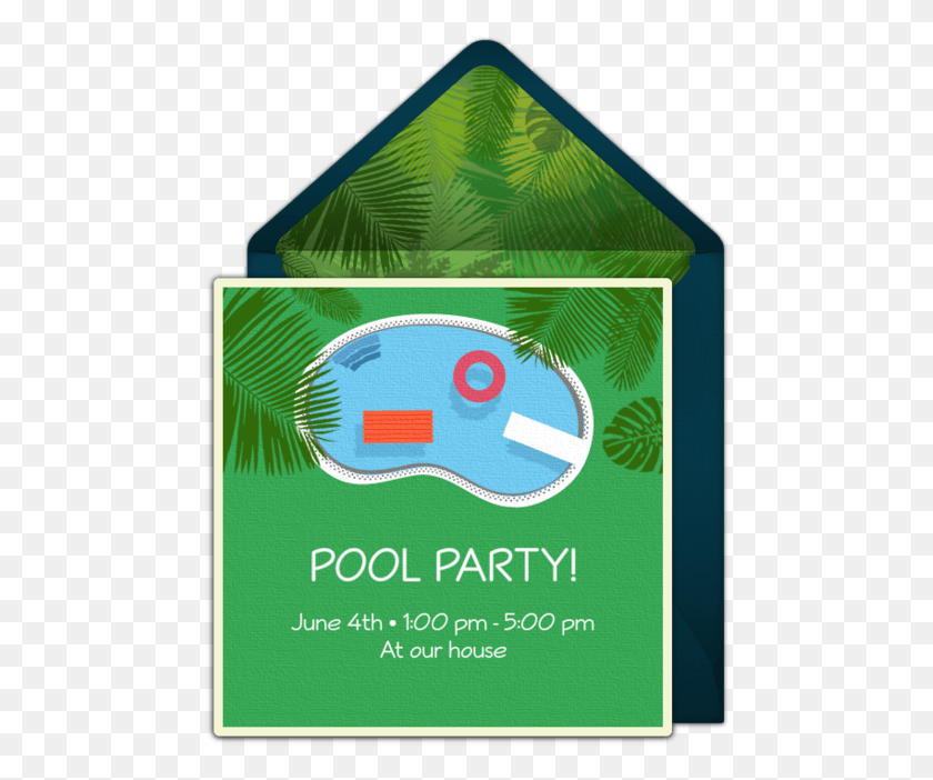 474x642 Summer Pool Party Online Invitation Bloc Party Intimacy, Paper, Poster, Advertisement HD PNG Download