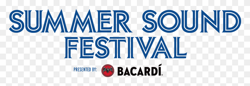 2440x719 Summer Sound Festival Presented By Bacardi Parallel, Text, Alphabet, Word HD PNG Download