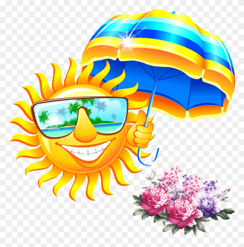 927x942 Summer Sun Umbrella Sunglasses Fight Sunny Smiley, Accessories, Accessory, Helmet HD PNG Download