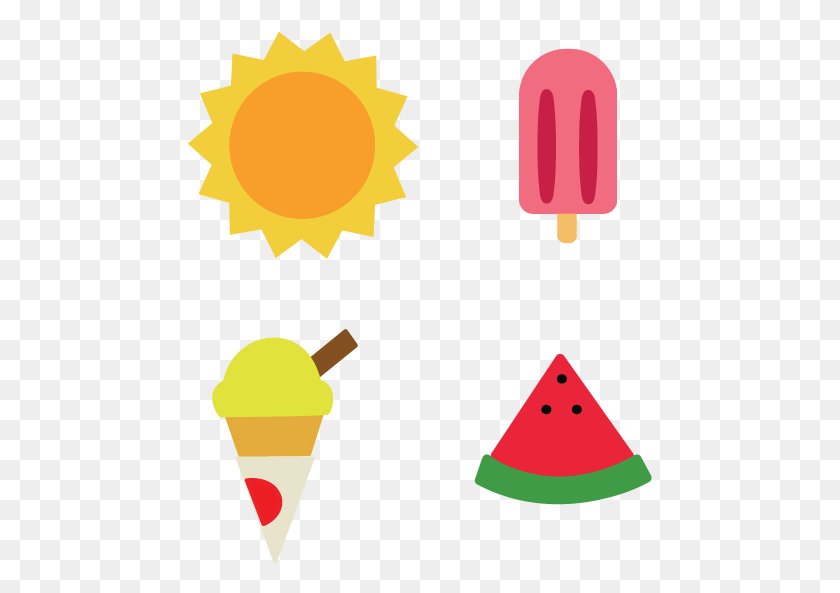 465x533 Summer Vector Free Ebay, Poster, Advertisement, Ice Pop HD PNG Download