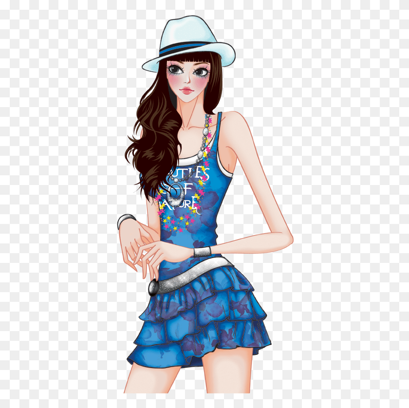 366x778 Summer Woman Fashion Wallpaper Women Clipart Woman, Clothing, Apparel, Skirt Descargar Hd Png