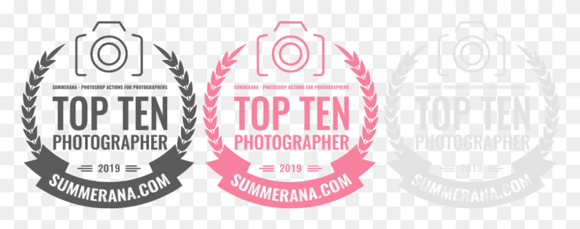 982x344 Descargar Png Summerana Photoshop Acciones Para Fotógrafos Top Ten Fotografía, Logotipo, Símbolo, Marca Registrada Hd Png