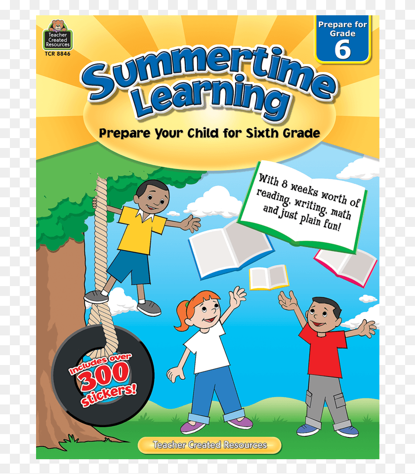 696x901 Summertime Learning Grade 6 Image Learning Areas For Grade, Poster, Advertisement, Flyer HD PNG Download
