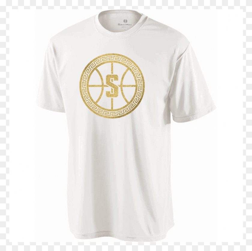 1001x1001 Descargar Png Sumner Basketball Gold Foil Peace Symbols, Ropa, Vestimenta, Camiseta Hd Png