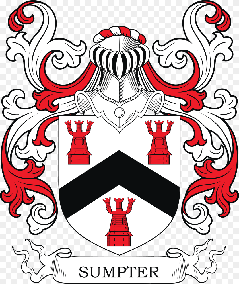 3250x3857 Sumpter Family Crest Harmon Family Coat Of Arms, Emblem, Symbol, Armor, Baby PNG