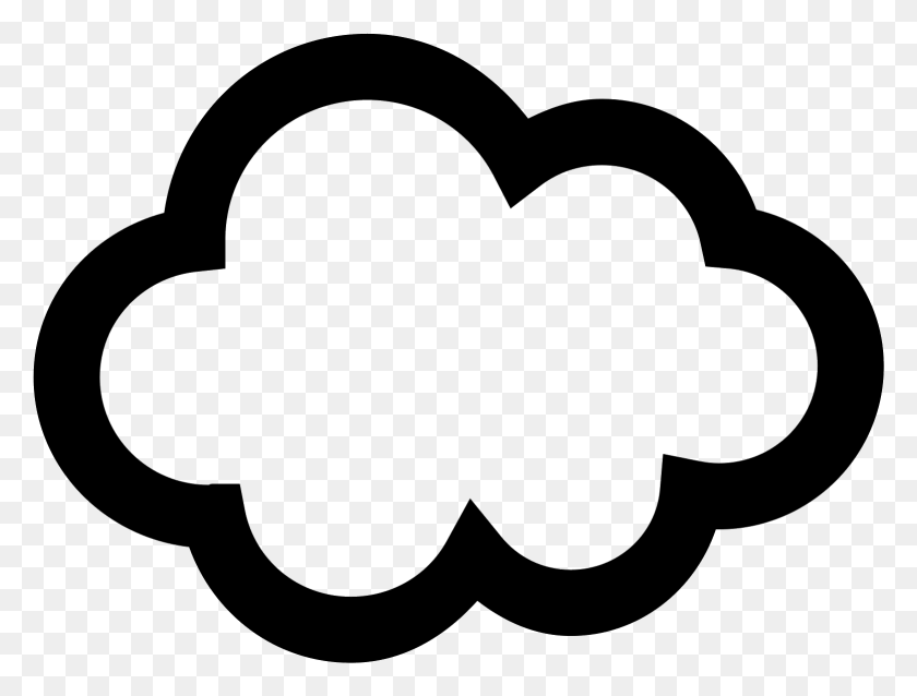 1555x1154 Sun And Clouds Black And White Pluspng Cloud Icon Transparent, Gray, World Of Warcraft HD PNG Download