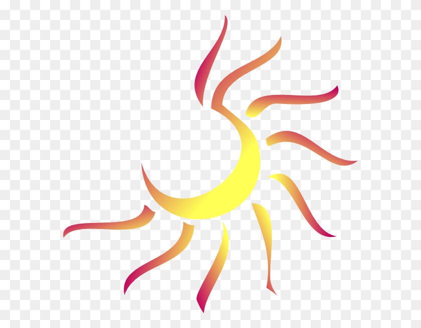 588x596 Sun Clipart Logo, Symbol, Trademark, Lobster HD PNG Download
