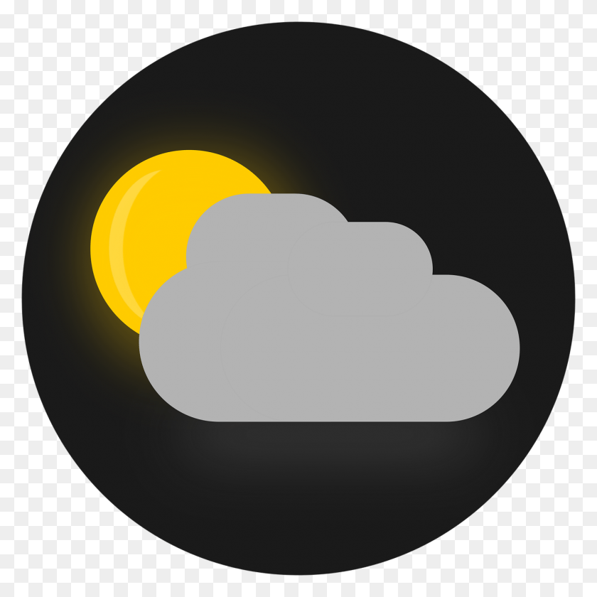 1280x1280 Sun Clouds Icon Angel Tube Station, Outdoors, Nature, Lighting HD PNG Download