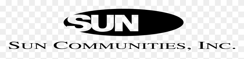2321x431 Логотип Sun Communities Черно-Белое Sun Communities Inc., Серый, World Of Warcraft Hd Png Скачать