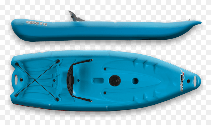 887x500 Sun Dolphin Camino 8 Ss Kayak Sea Kayak, Canoe, Rowboat, Boat HD PNG Download