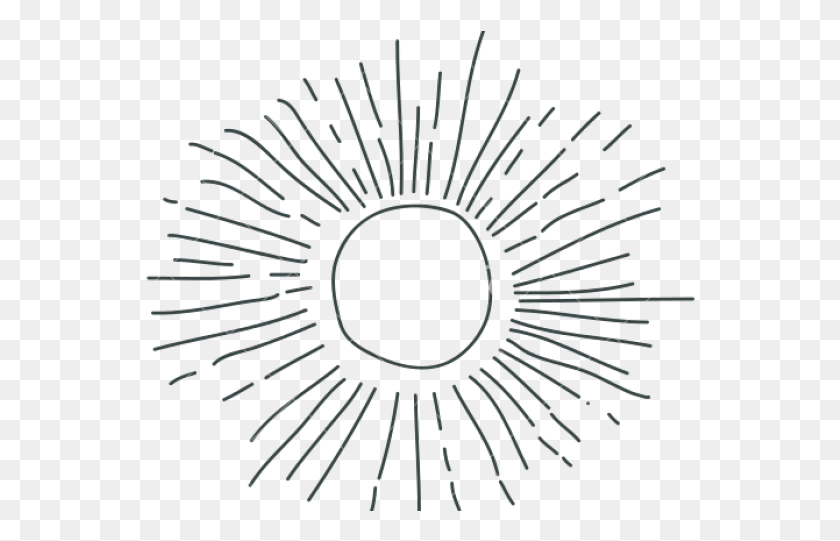 550x481 Sun Drawing Sun Transparent Line Drawing, Nature, Outdoors, Machine HD PNG Download