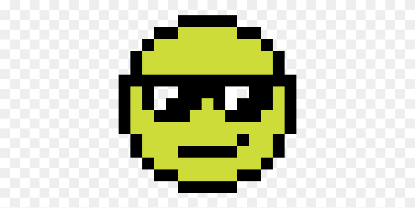 361x361 Sun Glasses Emoji Pixel Art Emoji, First Aid, Pac Man HD PNG Download