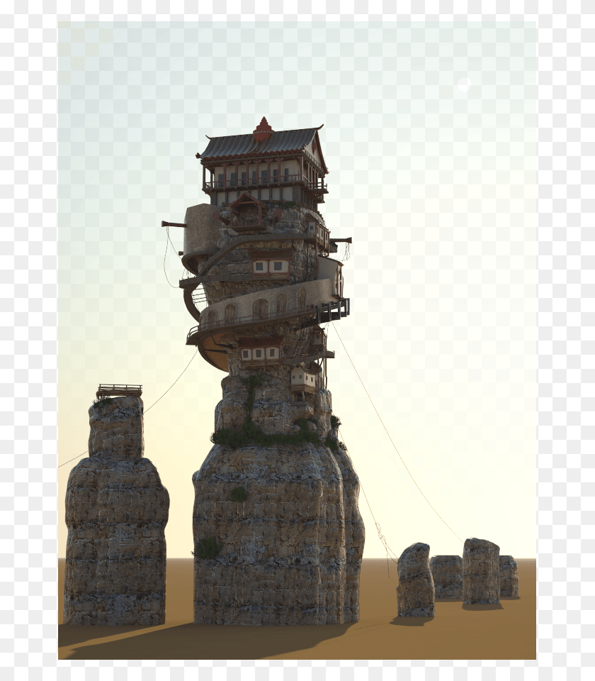 675x900 Sun Height At 20 Size Multiplier Observation Tower, Architecture, Building, Monument HD PNG Download