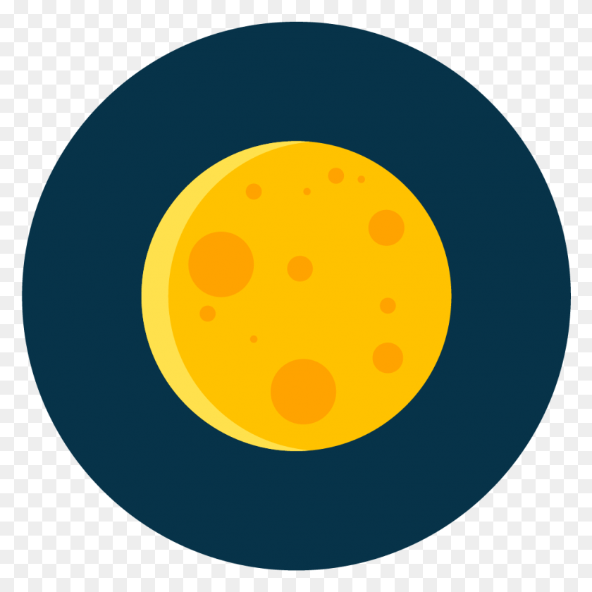 969x969 Солнце Значок Вектор Круг, Луна, Космическое Пространство, Ночь Hd Png Скачать