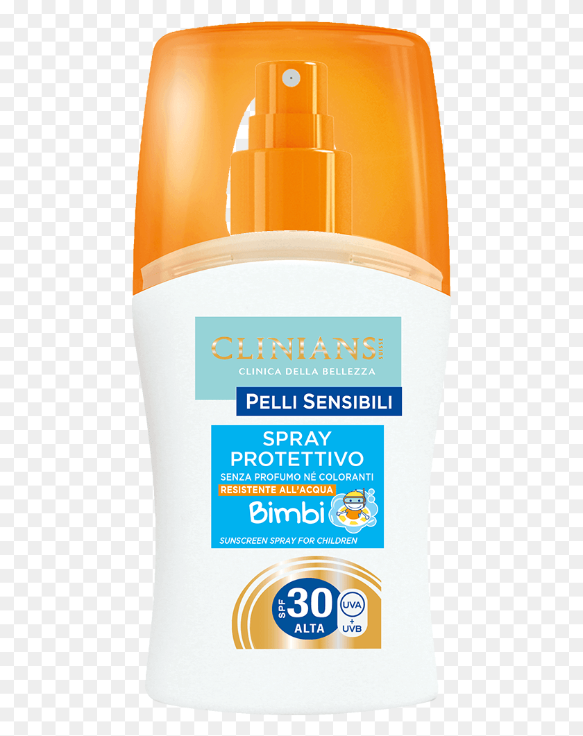 461x1001 Sun Milk Spray Spf Sunscreen, Cosmetics, Bottle, Label HD PNG Download