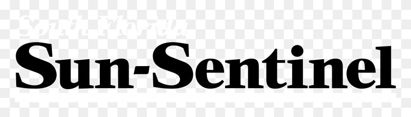 2331x535 Sun Sentinel Logo Black And White Sun Sentinel, Text, Alphabet, Symbol HD PNG Download