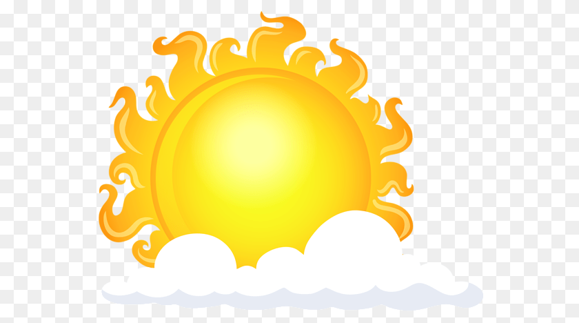 Sun With Cloud Transparent Picture Klipart Cloud, Nature, Outdoors, Sky, Flare PNG