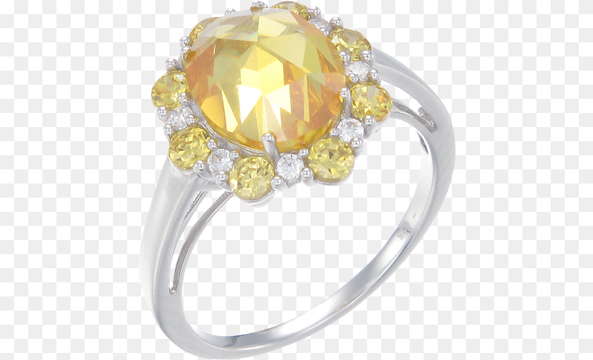 452x510 Sunburst Yellow Ring Ring, Accessories, Jewelry, Diamond, Gemstone PNG