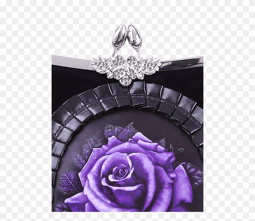 500x667 Воскресная Готическая Фиолетовая И Черная Роза, Растение, Мебель, Цветок Hd Png Скачать