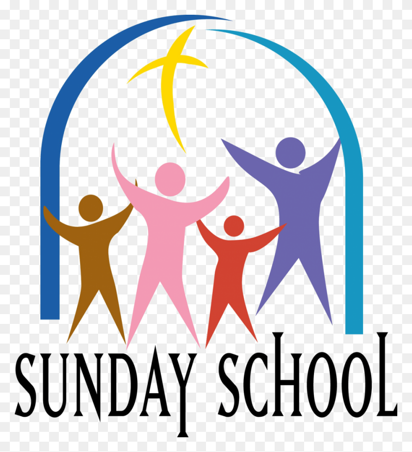 927x1024 Sunday School High Quality Image Sunday School Logo, Symbol, Poster, Advertisement HD PNG Download