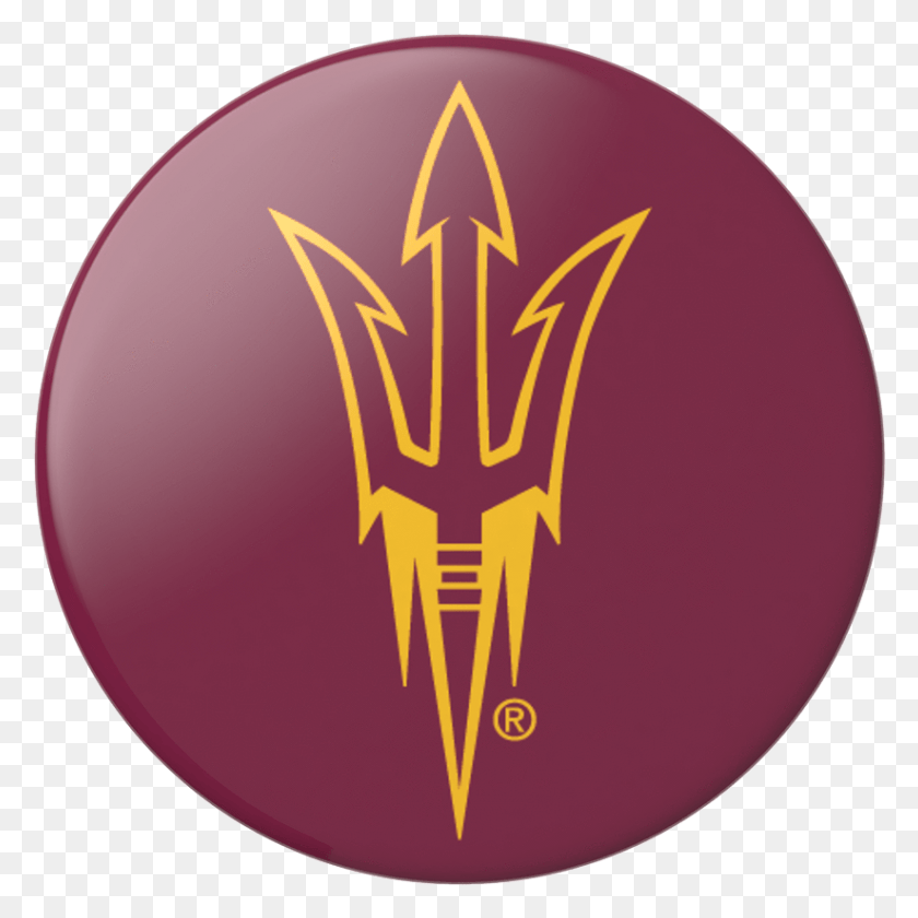 823x823 Sundevils Arizona State University Pitchfork Logo, Spear, Weapon, Weaponry HD PNG Download
