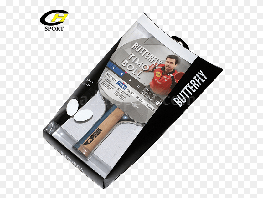 585x573 Sunfelexbutterfly Timo Boll Silver 4 Flyer, Person, Human, Advertisement HD PNG Download