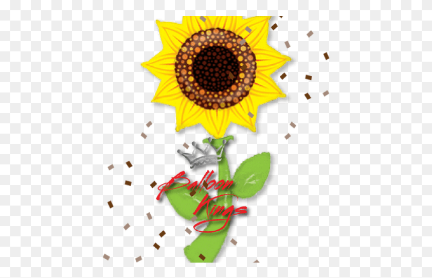 447x481 Sunflower, Plant, Flower, Blossom HD PNG Download