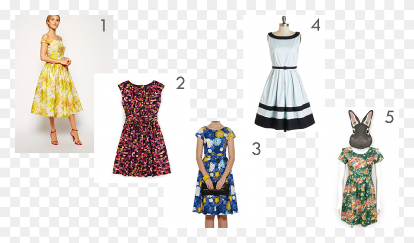 900x500 Sunflower Bardot Midi Prom Dress Pattern, Clothing, Apparel, Person HD PNG Download
