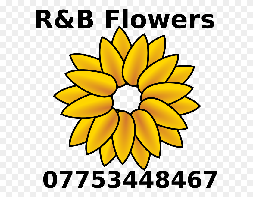 600x597 Sunflower Border Sunflower, Plant, Text, Flower HD PNG Download