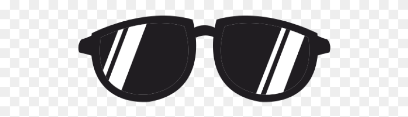 522x182 Sunglasses Cartoon Black And White, Goggles, Accessories, Accessory HD PNG Download