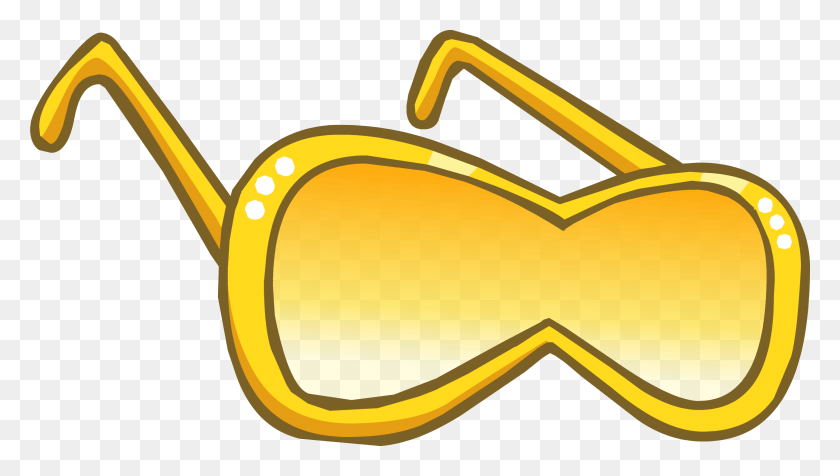 2585x1379 Sunglasses Diva Transparent Amp Clipart Free Club Penguin Gold Glasses, Accessories, Accessory, Goggles HD PNG Download
