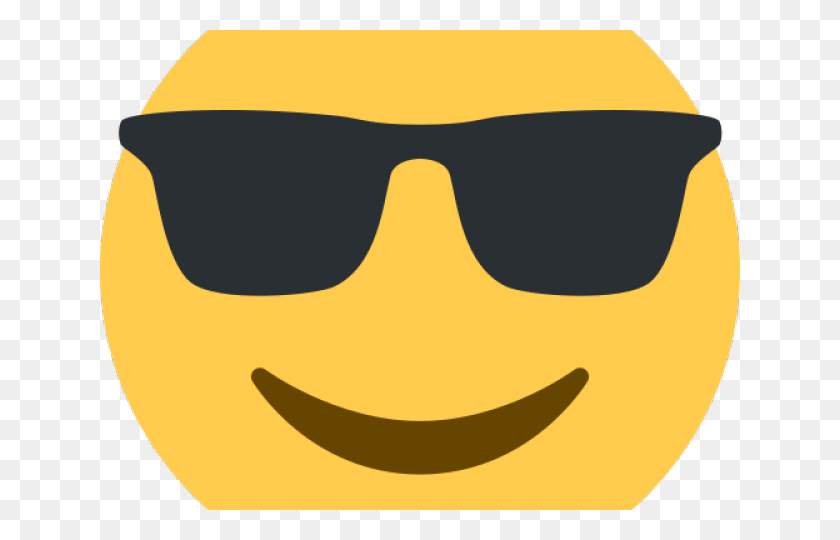 640x480 Sunglasses Emoji Clipart Emoji W Smiley, Label, Text, Sunglasses HD PNG Download