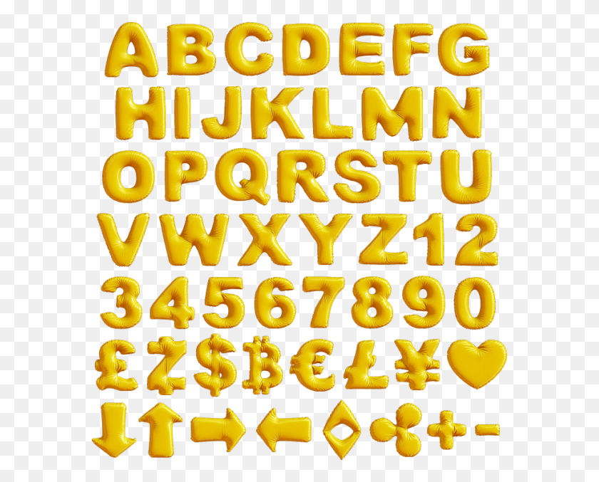585x617 Sunny Balloon Font, Texto, Word, Número Hd Png
