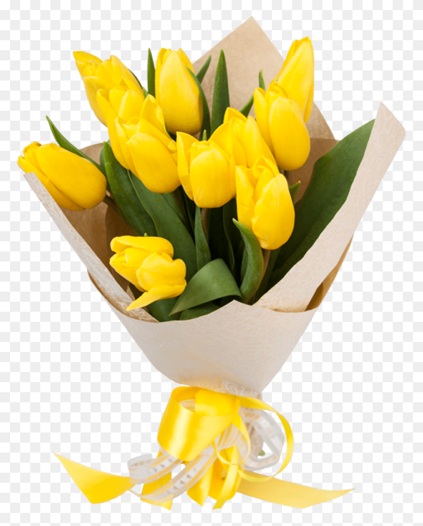 775x986 Flores Png / Ramo De Tulipanes Soleados Png