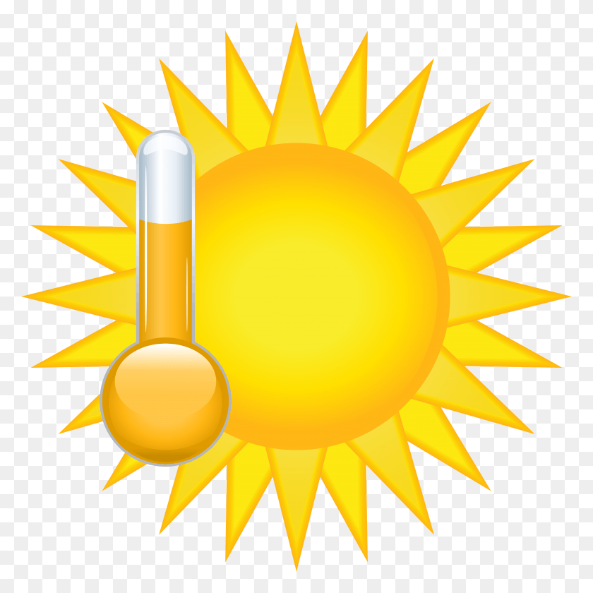 7869x7869 Sunny Weather Icon Clip Art, Outdoors, Nature, Sun Descargar Hd Png