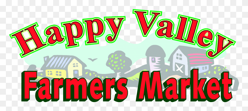 2223x898 Sunnyside Farmers Markets Фермерский Рынок Happy Valley, Текст, Алфавит, Слово Hd Png Скачать