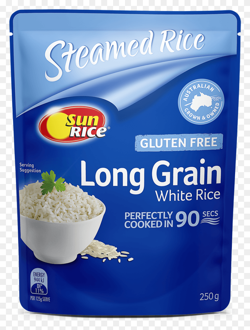 856x1155 Sunrice Microwave Long Grain White Rice 250g Rice, Plant, Vegetable, Food HD PNG Download