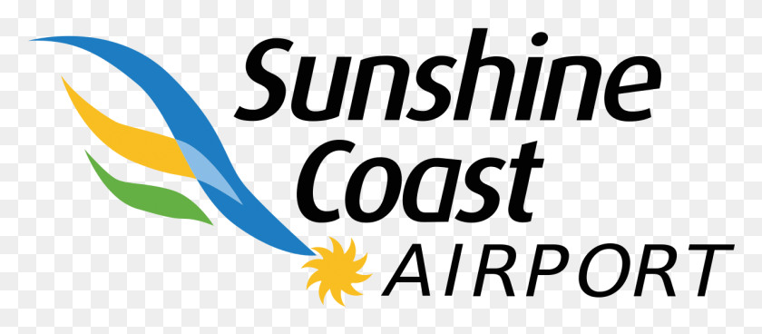 1268x502 Descargar Png Sunshine Coast Airport Logo Gold Coast Airport, Al Aire Libre, Naturaleza, Hoja Hd Png