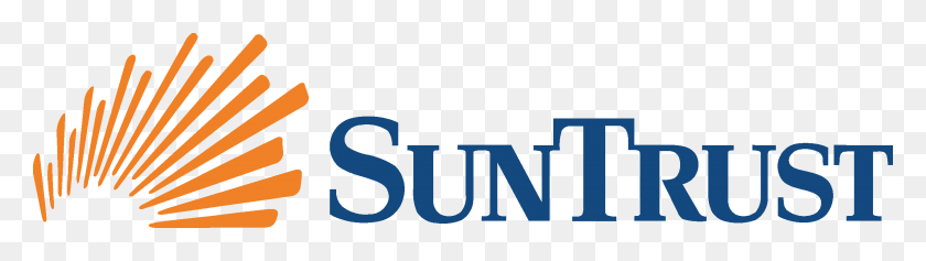 2550x580 Descargar Png Suntrust Logo Suntrust Bank Logo, Palabra, Símbolo, Marca Registrada Hd Png