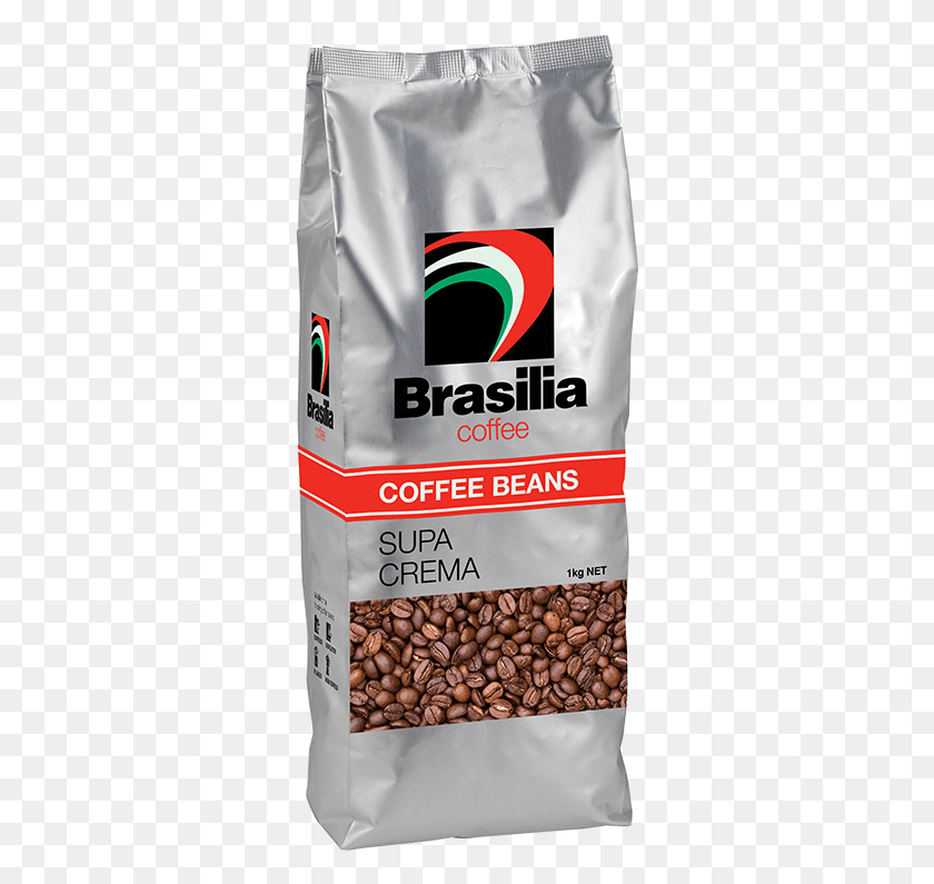 309x735 Supa Crema Coffee Beans 1kg Brasilia Coffee Beans, Food, Plant, Flour HD PNG Download