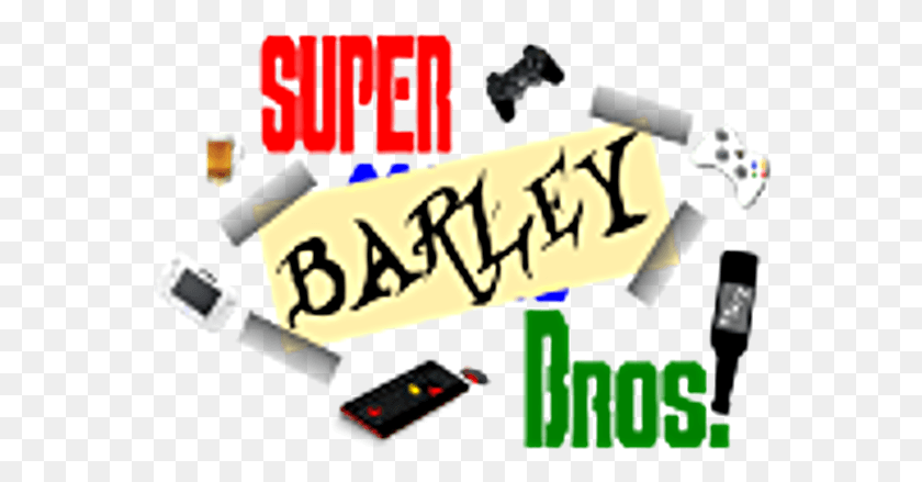 566x379 Descargar Png Super Barley Bros Podcast Feed Unidad Flash Usb, Texto, Word, Comida Hd Png